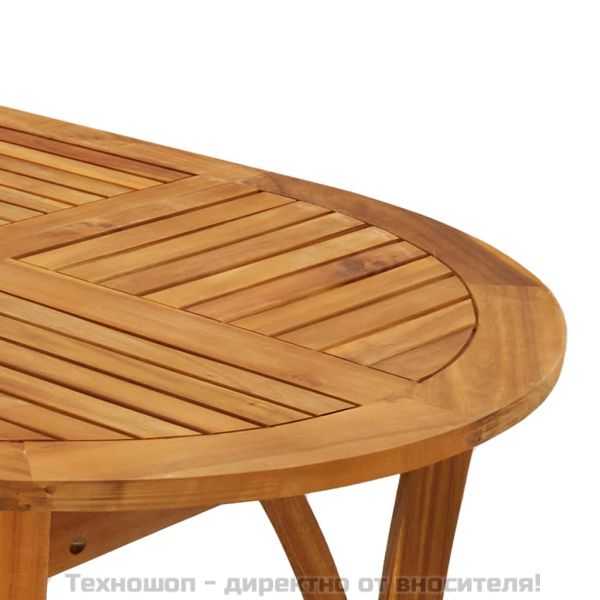 Градинска маса, 150x90x75 см, акация масив