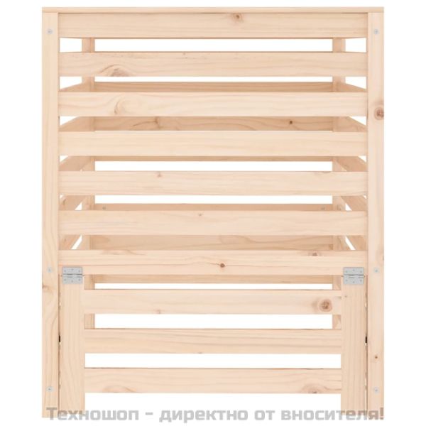 Компостер 82,5x82,5x99,5 см борово дърво масив