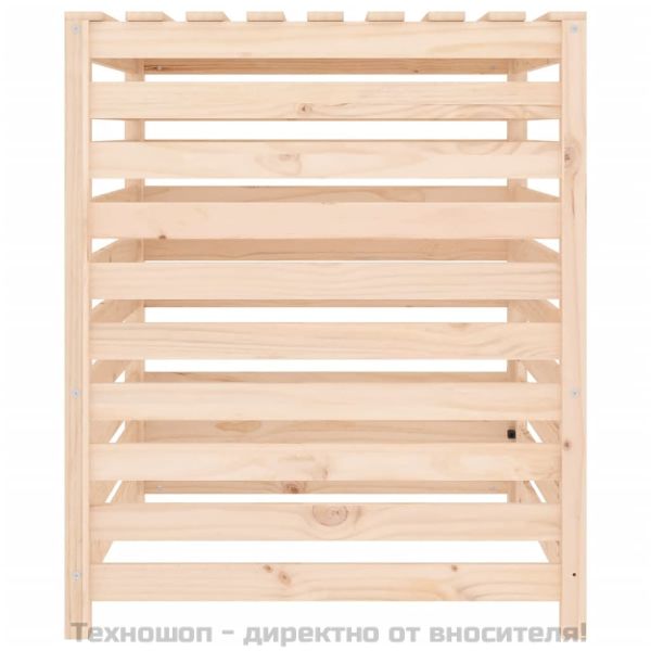 Компостер 82,5x82,5x99,5 см борово дърво масив