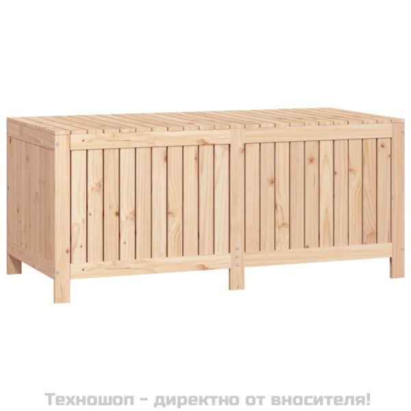 Градинска кутия за съхранение, 147x68x64 см, бор масив