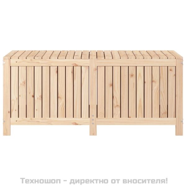Градинска кутия за съхранение, 147x68x64 см, бор масив