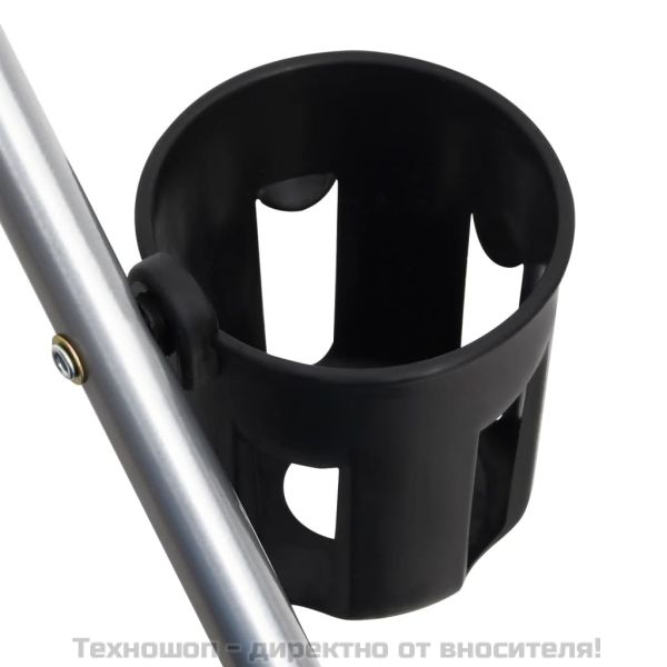 Сгъваема количка за кучета синя 76x50x100 см Оксфорд плат