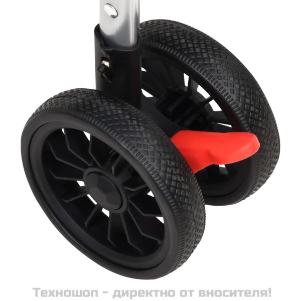 Сгъваема количка за кучета синя 76x50x100 см Оксфорд плат