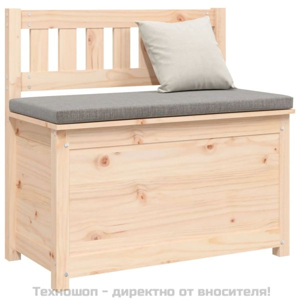 Пейка, 80x41x77 см, борово дърво масив