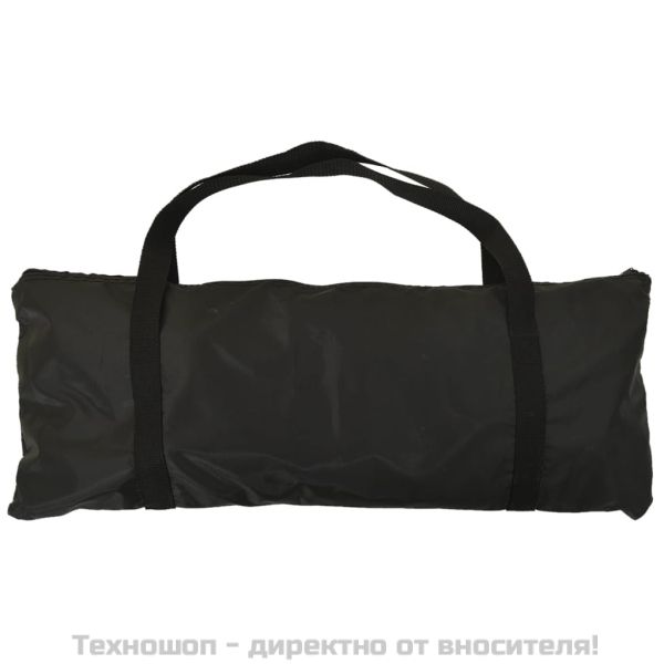 Преносима бейзболна мрежа черно/червено 183x105x183см полиестер