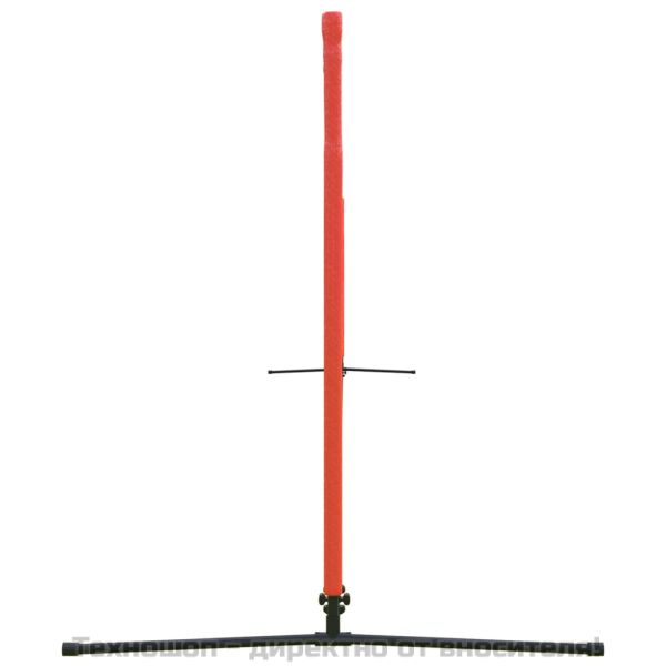 Мрежа за тенис, черно-червена, 600x100x87 см, полиестер