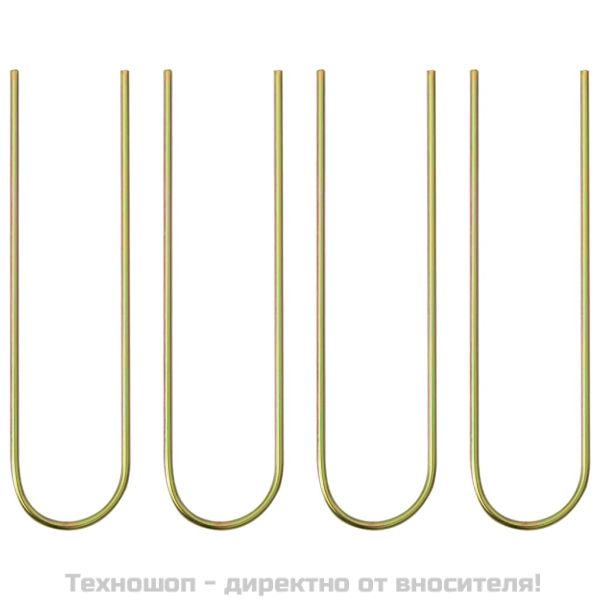 Рикошет мрежа за футбол черно и жълто 183x85x120 см полиестер