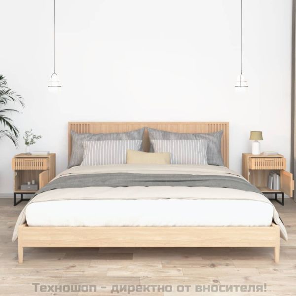 Нощни шкафчета, 2 бр, 40x30x55,5 см, инженерно дърво