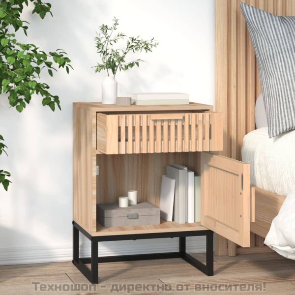 Нощни шкафчета, 2 бр, 40x30x55,5 см, инженерно дърво