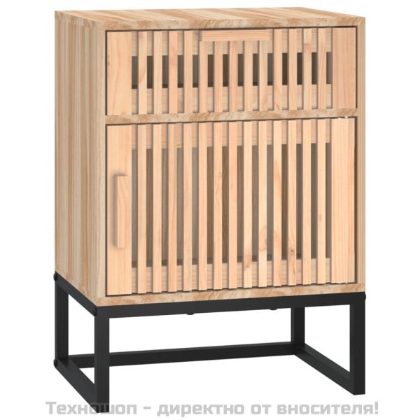 Нощни шкафчета, 2 бр, 40x30x55,5 см, инженерно дърво