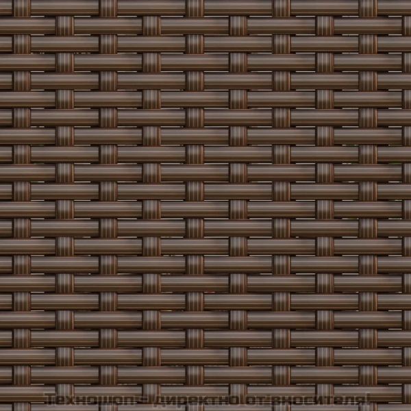 Градински лаундж комплект, кафяв, полиратан