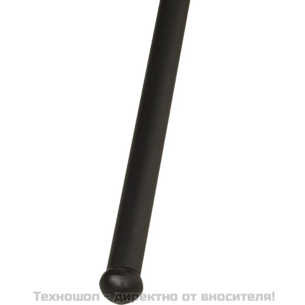 Градински стол-люлка възглавница кремав плат Оксфорд и стомана