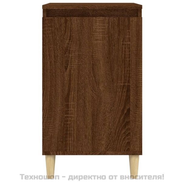 Нощни шкафчета, 2 бр, кафяв дъб, 40x35x70 см, инженерно дърво
