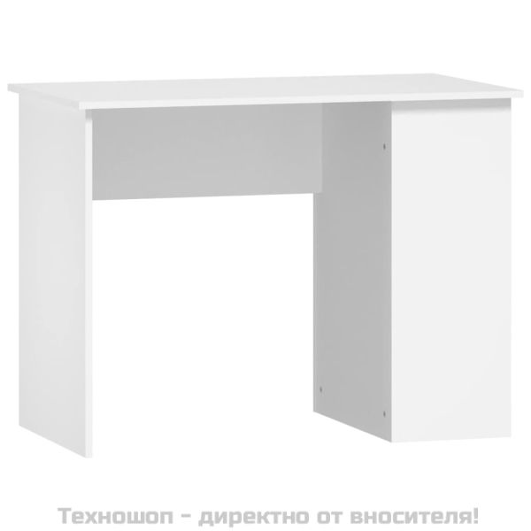 Бюро, бяло, 100x55x75 см, инженерно дърво