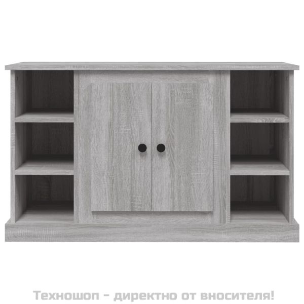 Сайдборд, сив сонома, 100x35,5x60 см, инженерно дърво