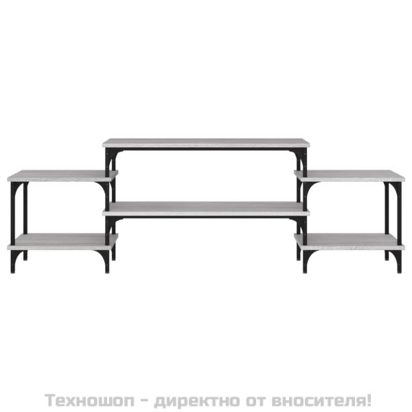 ТB шкаф, сив сонома, 157x35x52 см, инженерно дърво