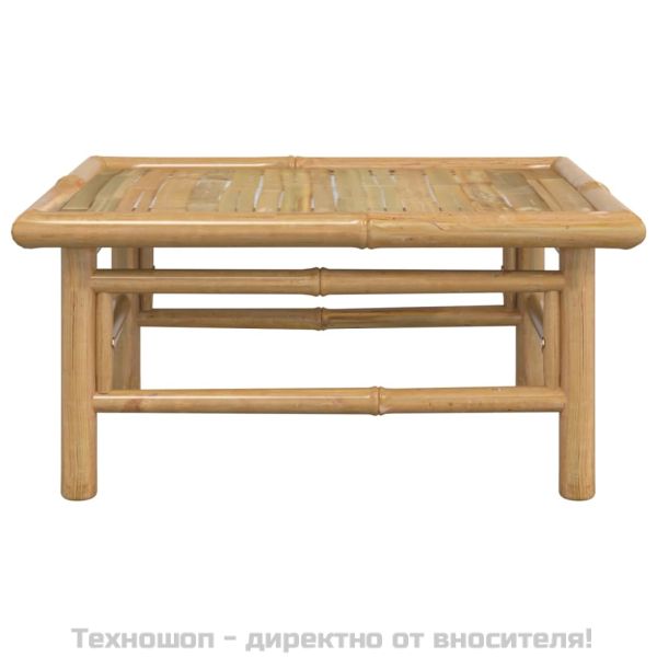Градинска маса 65x55x30 см бамбук