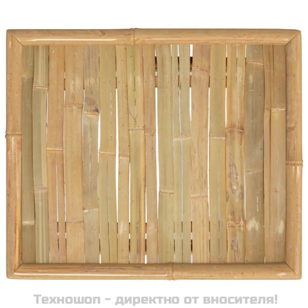 Градинска маса 65x55x30 см бамбук