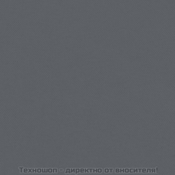 Градински стол с възглавници черен и сив полиратан