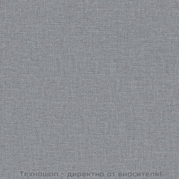 Разтегателно канапе с подлакътници, светлосиво, плат