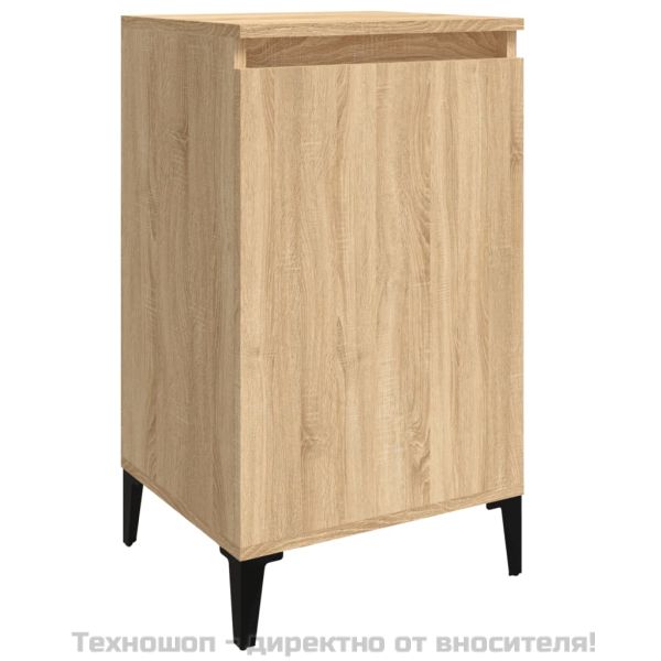 Нощни шкафчета, 2 бр, сонома дъб, 40x35x70 см, инженерно дърво