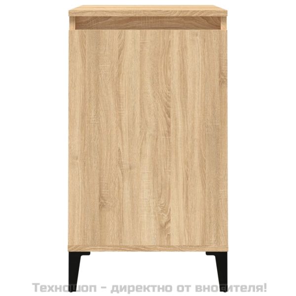 Нощни шкафчета, 2 бр, сонома дъб, 40x35x70 см, инженерно дърво