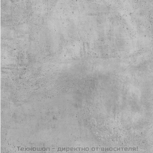 Нощно шкафче, бетонно сиво, 40x35x70 см, инженерно дърво