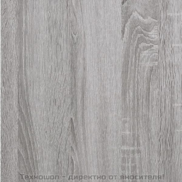 Нощно шкафче, сив сонома, 40x35x70 см, инженерно дърво