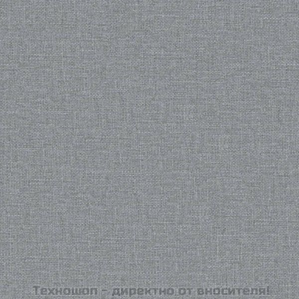 Разтегателно канапе с подлакътници, светлосиво, плат