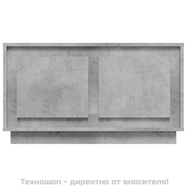 ТB шкаф, сив, 80x35x45 см, инженерно дърво