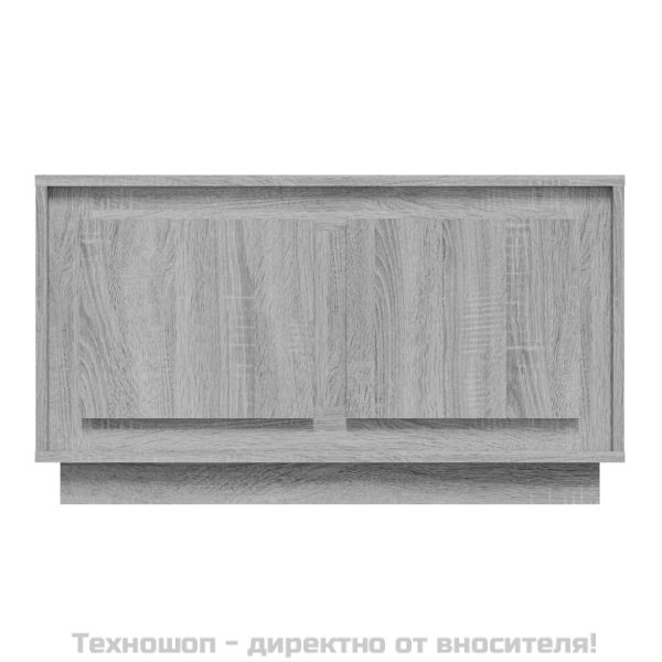 ТB шкаф, сив сонома, 80x35x45 см, инженерно дърво