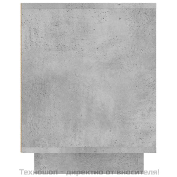 ТВ шкаф, бетонно сиво, 102x35x45 см, инженерно дърво