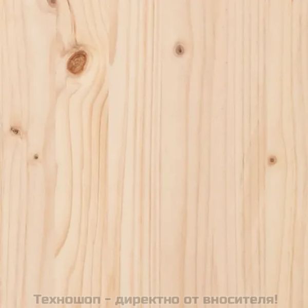 Комплект градински кутии от 3 части, масивно дърво бор