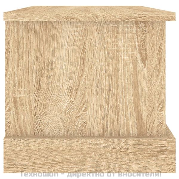 Кутия за съхранение, дъб сонома, 50x30x28 см, инженерно дърво