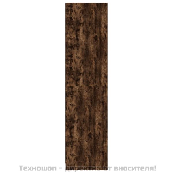 Гардероб, опушен дъб, 100x50x200 см, инженерно дърво