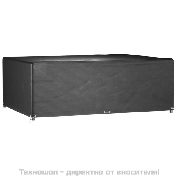 Покривало за градински мебели 12 капси 230x165x80см правоъгълно