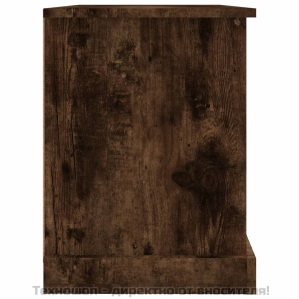 ТВ шкаф, опушен дъб, 73x35,5x47,5 см, инженерно дърво