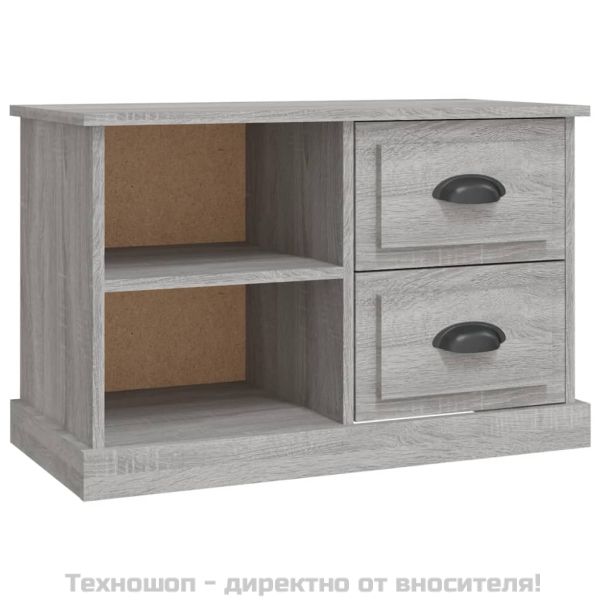 ТВ шкаф, сив сонома, 73x35,5x47,5 см, инженерно дърво