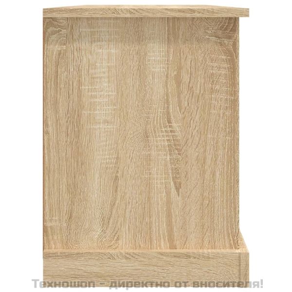 ТВ шкаф, сонома дъб, 99,5x35,5x48 см, инженерно дърво