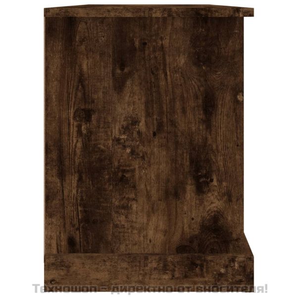 ТB шкаф, опушен дъб, 99,5x35,5x48 см, инженерно дърво