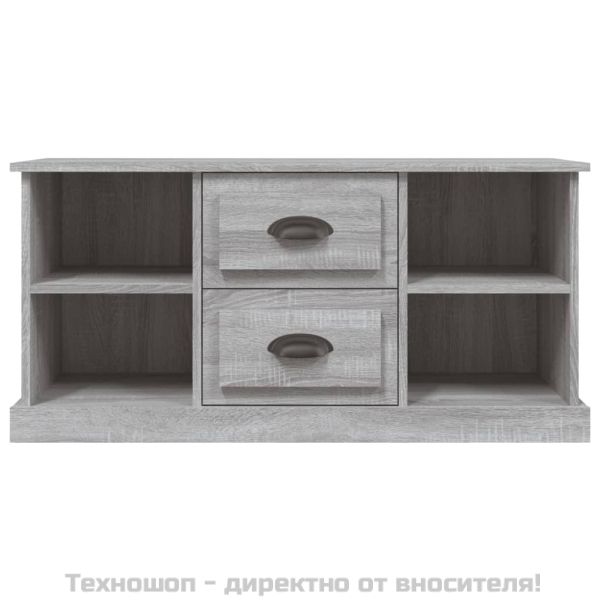 ТB шкаф, сив сонома, 99,5x35,5x48 см, инженерно дърво