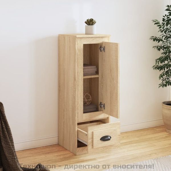 Висок шкаф, дъб сонома, 36x35,5x103,5 см, инженерно дърво
