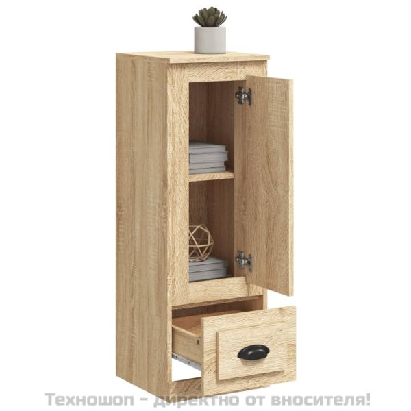 Висок шкаф, дъб сонома, 36x35,5x103,5 см, инженерно дърво