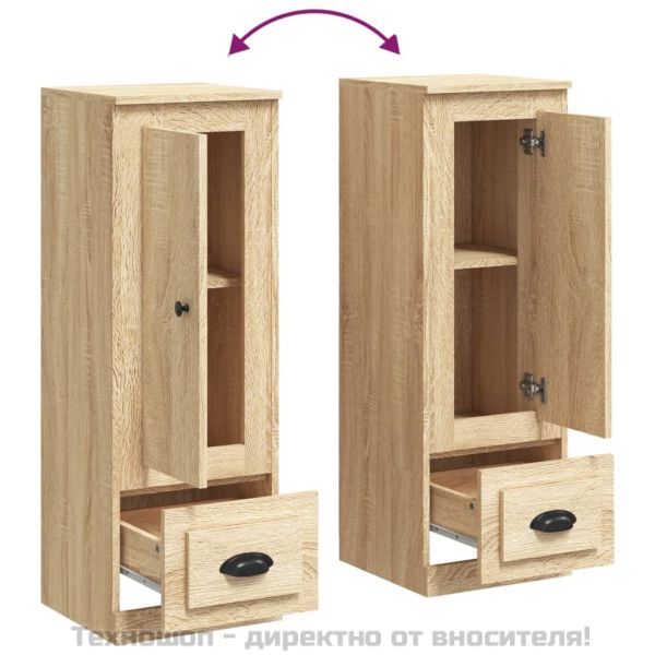 Висок шкаф, дъб сонома, 36x35,5x103,5 см, инженерно дърво