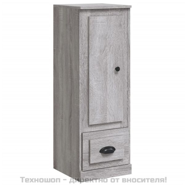 Висок шкаф, сив сонома, 36x35,5x103,5 cm, инженерно дърво