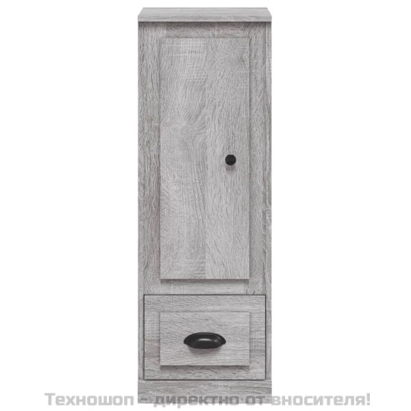 Висок шкаф, сив сонома, 36x35,5x103,5 cm, инженерно дърво