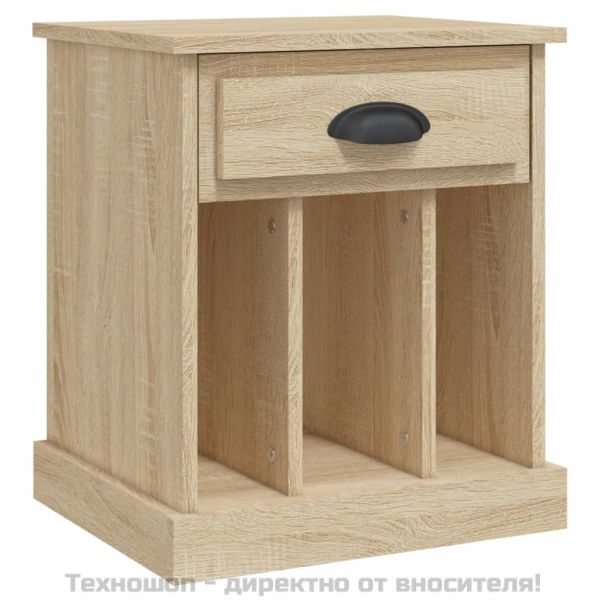 Нощно шкафче, сонома дъб, 43x36x50 см