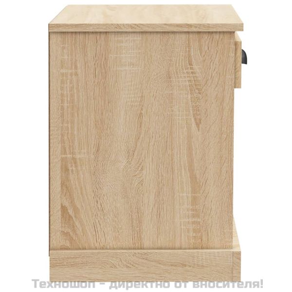 Нощни шкафчета, 2 бр, сонома дъб, 43x36x50 см
