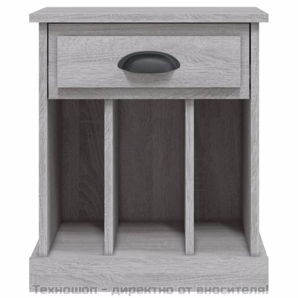 Нощни шкафчета, 2 бр, сив сонома, 43x36x50 см