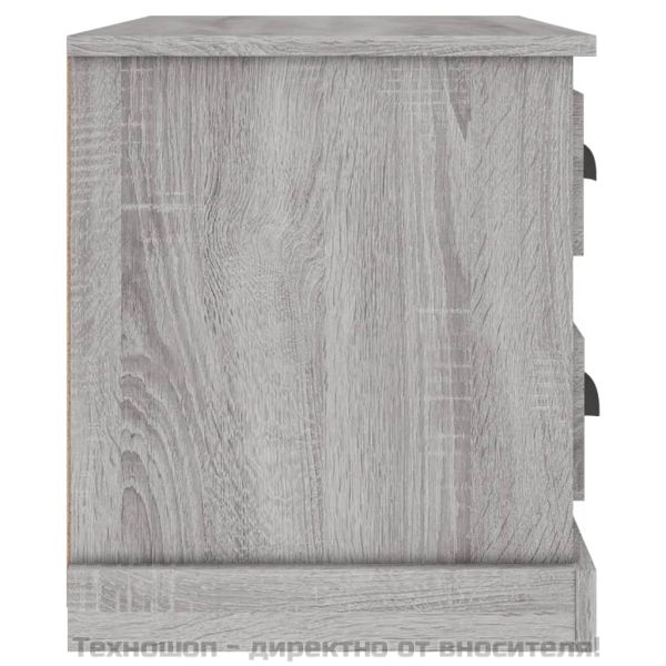 Нощно шкафче, сив сонома, 60x39x45 см